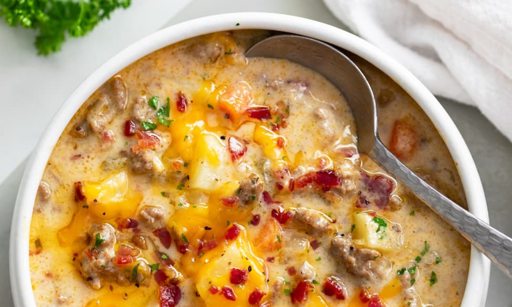 Cheeseburger Chowder